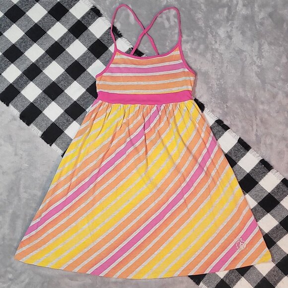 M | Juicy Couture | Striped Cross-Back Summer Dress - Picture 1 of 5